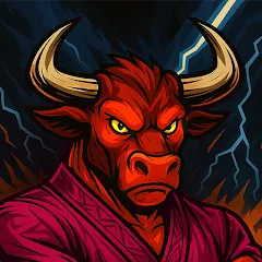 آیکون رسمی فیلتر شکن قوی پرسرعت Bull Vpn گاو قرمز در گوگل پلی