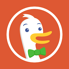 لوگوی رسمی اپلیکیشن فیلترشکن قوی و مرورگر DuckDuckGo برای اندروید