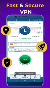 محیط اتصال سریع فیلتر شکن قوی و بدون قطعی برای اندروید رایگان با لینک مستقیم