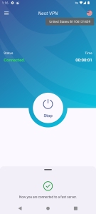 دکمه اتصال فیلتر شکن قوی و پرسرعت از گوگل برای همراه اول و ایرانسل