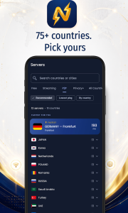 لیست سرورهای جهانی و پرسرعت فیلتر شکن Novcore VPN با پینگ پایین