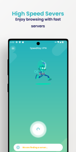 صفحه تنظیمات تخصصی فیلترشکن قوی همراه اول برای اینترنت پرو روی گوشی سامسونگ و بخش انتخاب هوشمند سرورهای V2ray