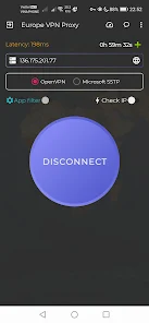 محیط اتصال فیلترشکن قوی لایو اینستاگرام و بدون قطعی Europe VPN