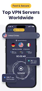 لیست سرورهای جهانی پرسرعت و بدون قطعی در فیلترشکن قوی United VPN برای همراه اول و ایرانسل