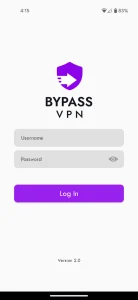 نمای بخش تنظیمات بدون فرم ورود در دانلود فیلتر شکن VPN لینک مستقیم برای همراه اول رایگان