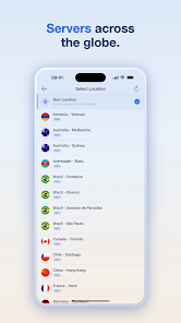 لیست سرورهای پرسرعت فیلتر شکن قوی halo vpn شامل کشورهای اروپایی برای همراه اول و ایرانسل