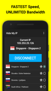 لیست بیش از ۱۴۰ لوکیشن سرور در فیلترشکن قوی جدید پولی Hide My IP با سرعت بالا و پینگ پایین