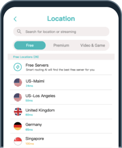 لیست سرورهای متنوع و پرسرعت فیلتر شکن Maple VPN در کشورهای مختلف