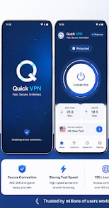 دکمه اتصال هوشمند در فیلتر شکن با اتصال خودکار و پینگ پایین و پایدار برای پابجی موبایل و اینستاگرام
