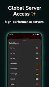 لیست سرورهای پرسرعت V2Ray در فیلتر شکن vpn رایگان برای اندروید همراه اول و ایرانسل