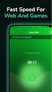 تست سرعت وبگردی اینستاگرام و پینگ پابجی موبایل با دانلود فیلترشکن قوی برای گوشی VPN سگ