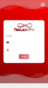 صفحه لاگین و ورود به حساب کاربری فیلترشکن قوی TekLan VPN برای صرافی بایننس و رمز ارزها