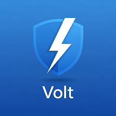 لوگو و نماد رسمی اپلیکیشن Volt VPN فیلتر شکن قوی فعال و رایگان گوشی اندروید