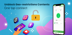 صفحه اتصال با یک کلیک در برنامه فیلترشکن قوی جدید پرسرعت VPN APP برای سامسونگ و شیائومی