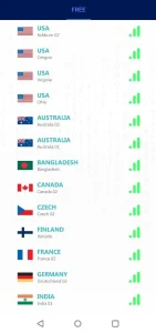 لیست سرورهای جهانی پس از دانلود مستقیم فیلتر شکن vpn قوی پرسرعت جدید